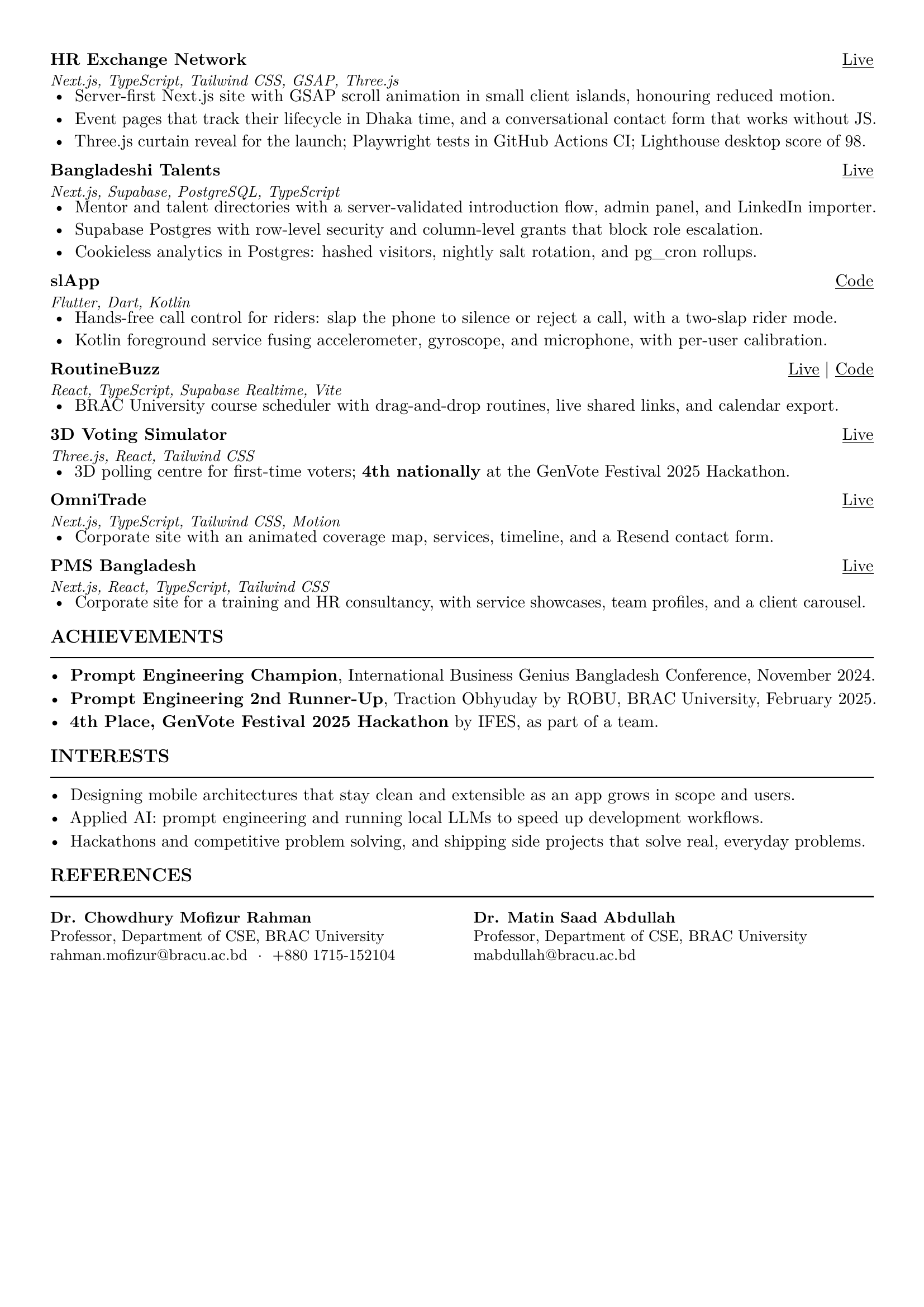 Arnab Ghosh CV, page 2 of 2